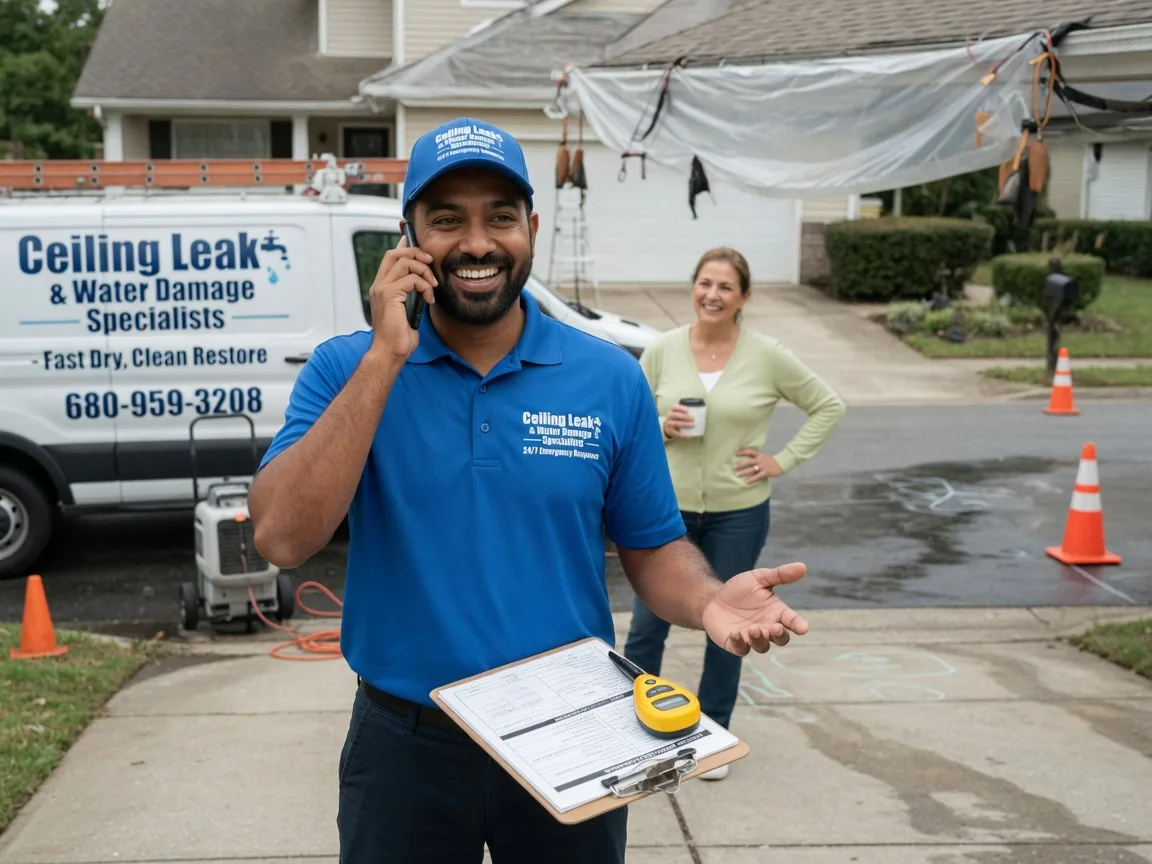 Ceiling Leak Cleanup La Loma, NM FAQs